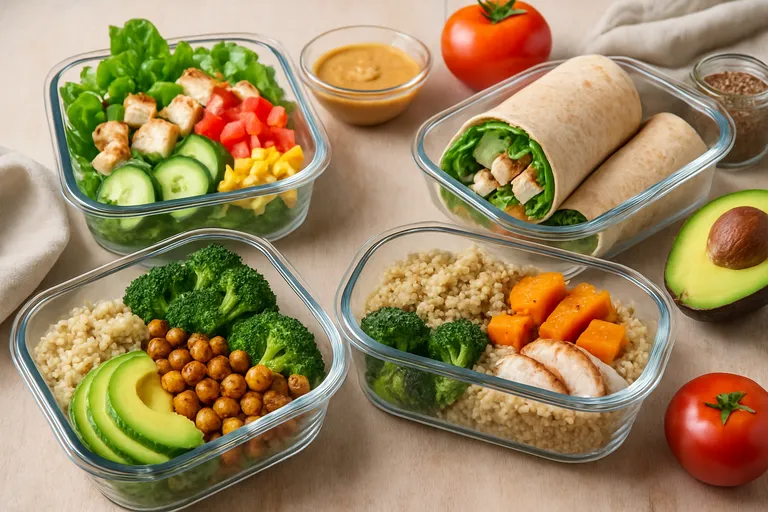 Slimme meal prep voor een gezonde lunch met snelle, smaakvolle recepten