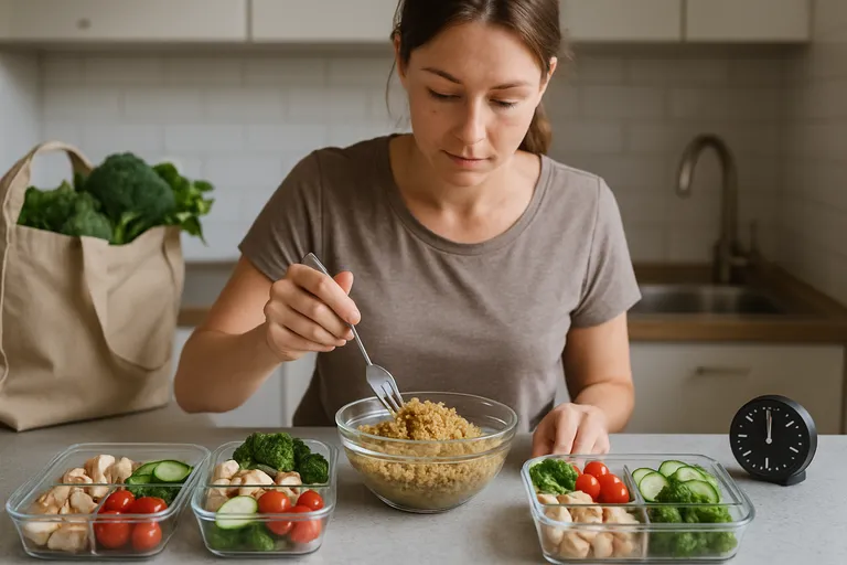 Tips voor consistente gezonde lunch mealprep