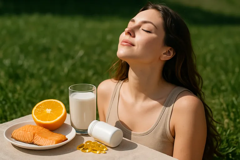 Wat kun je zelf doen: zon, voeding en supplementen