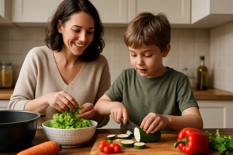 Samen koken en plannen: makkelijk en gezond eten met kinderen