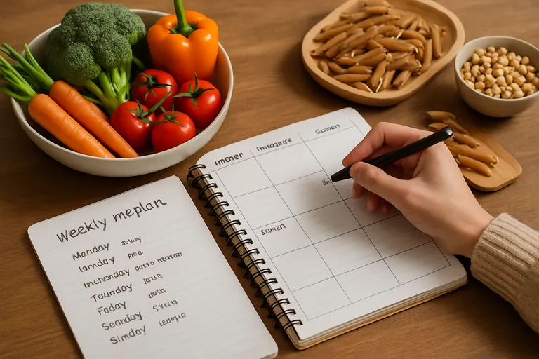 Slimme planning voor familie gerechten