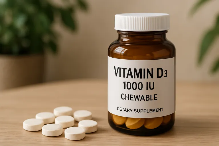 Smaakvolle vitamine D in kauwtabletten die je elke dag eenvoudig inneemt